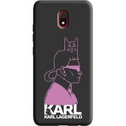 Черный чехол Uprint Xiaomi Redmi 8A Pink Karl