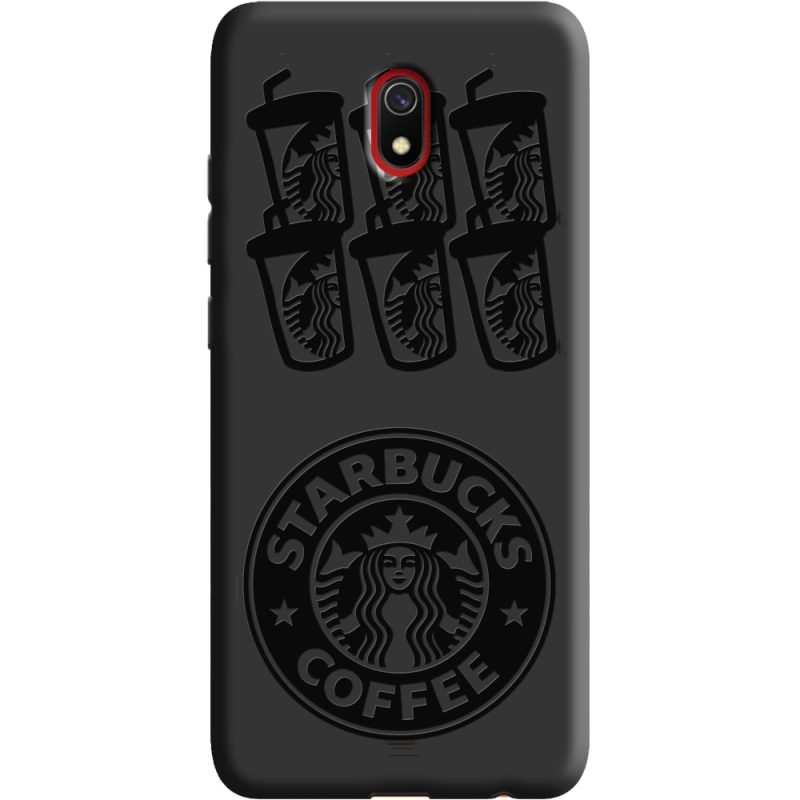 Черный чехол Uprint Xiaomi Redmi 8A Black Coffee