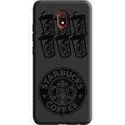 Черный чехол Uprint Xiaomi Redmi 8A Black Coffee