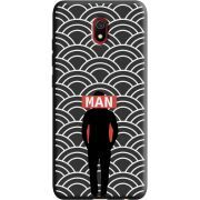 Черный чехол Uprint Xiaomi Redmi 8A Man Pattern