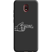 Черный чехол Uprint Xiaomi Redmi 8A Pew Pew