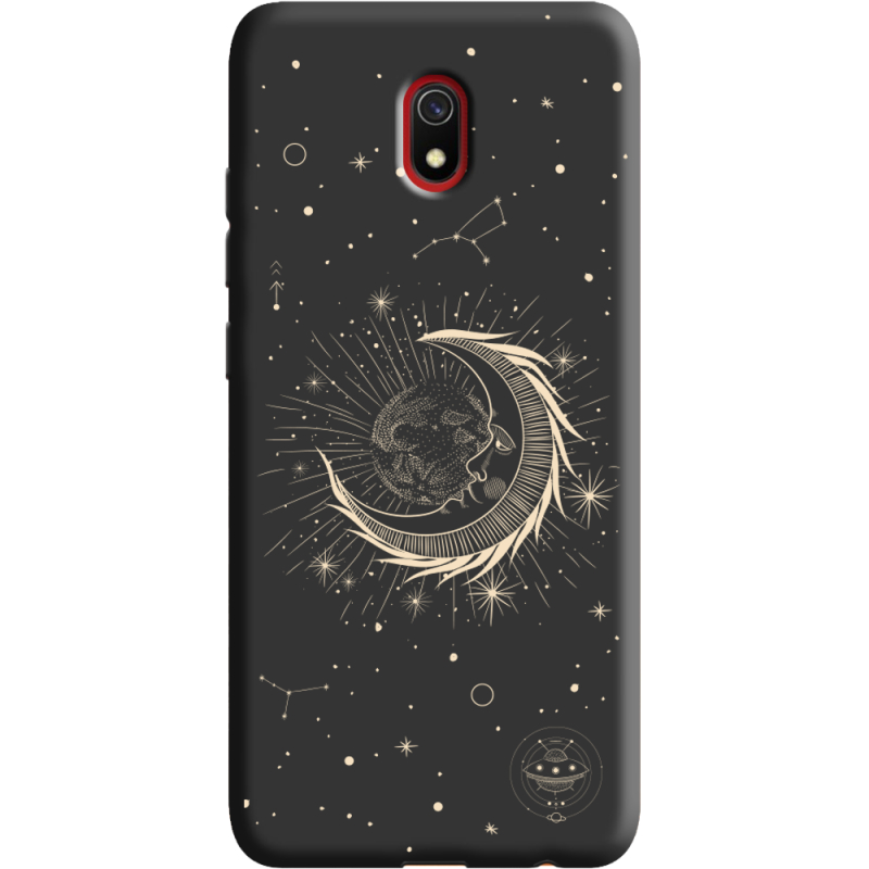 Черный чехол Uprint Xiaomi Redmi 8A Moon