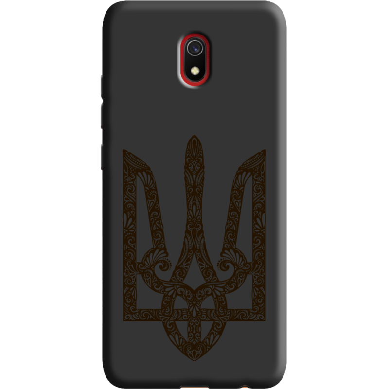 Черный чехол Uprint Xiaomi Redmi 8A Ukrainian Trident