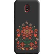 Черный чехол Uprint Xiaomi Redmi 8A Ukrainian Ornament