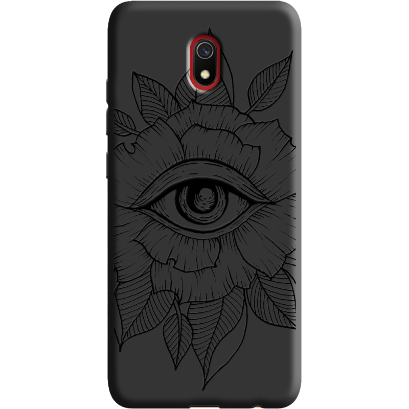 Черный чехол Uprint Xiaomi Redmi 8A Eye