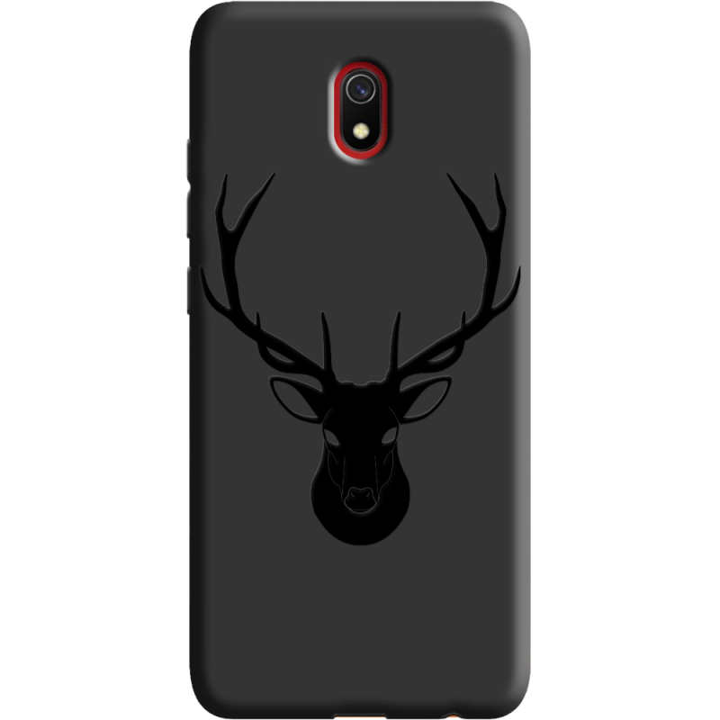 Черный чехол Uprint Xiaomi Redmi 8A Deer