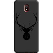 Черный чехол Uprint Xiaomi Redmi 8A Deer