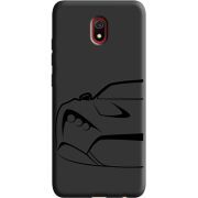 Черный чехол Uprint Xiaomi Redmi 8A Sportcar