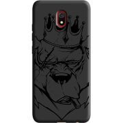 Черный чехол Uprint Xiaomi Redmi 8A Bear King