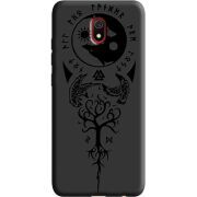 Черный чехол Uprint Xiaomi Redmi 8A Hugin and Munin