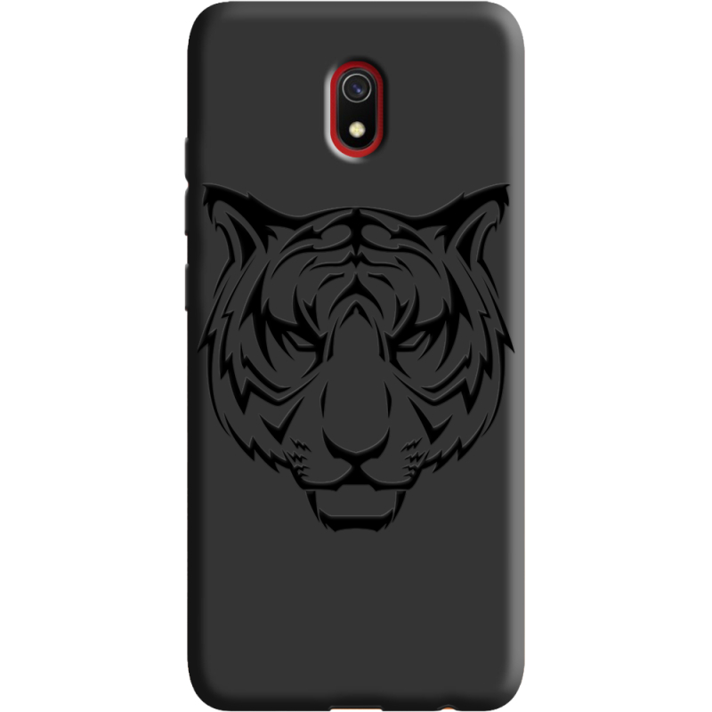 Черный чехол Uprint Xiaomi Redmi 8A Tiger