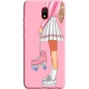 Розовый чехол Uprint Xiaomi Redmi 8A Roller Girl