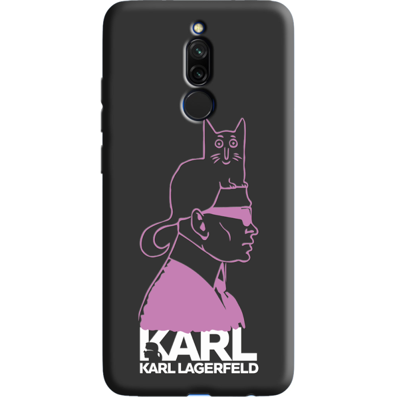 Черный чехол Uprint Xiaomi Redmi 8 Pink Karl