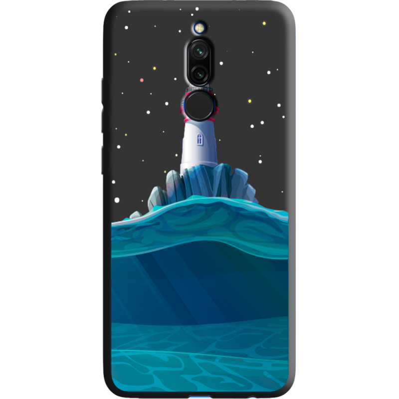 Черный чехол Uprint Xiaomi Redmi 8 Lighthouse