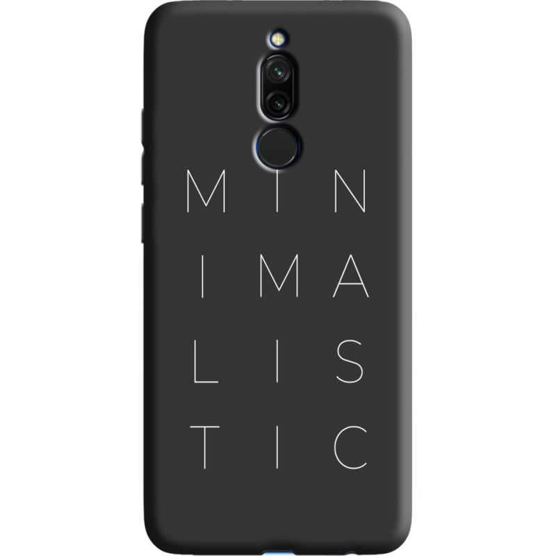 Черный чехол Uprint Xiaomi Redmi 8 Minimalistic