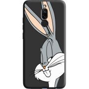 Черный чехол Uprint Xiaomi Redmi 8 Lucky Rabbit