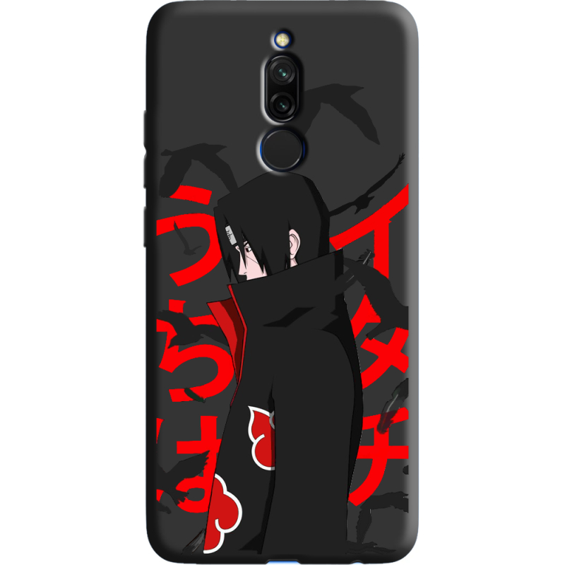 Черный чехол Uprint Xiaomi Redmi 8 Учиха Итачи