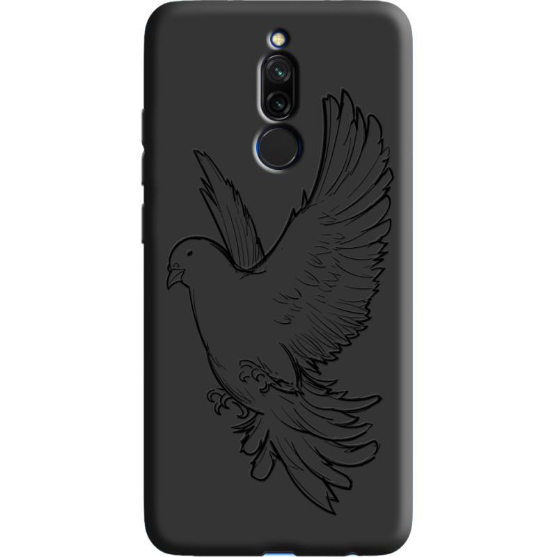 Черный чехол Uprint Xiaomi Redmi 8 Dove