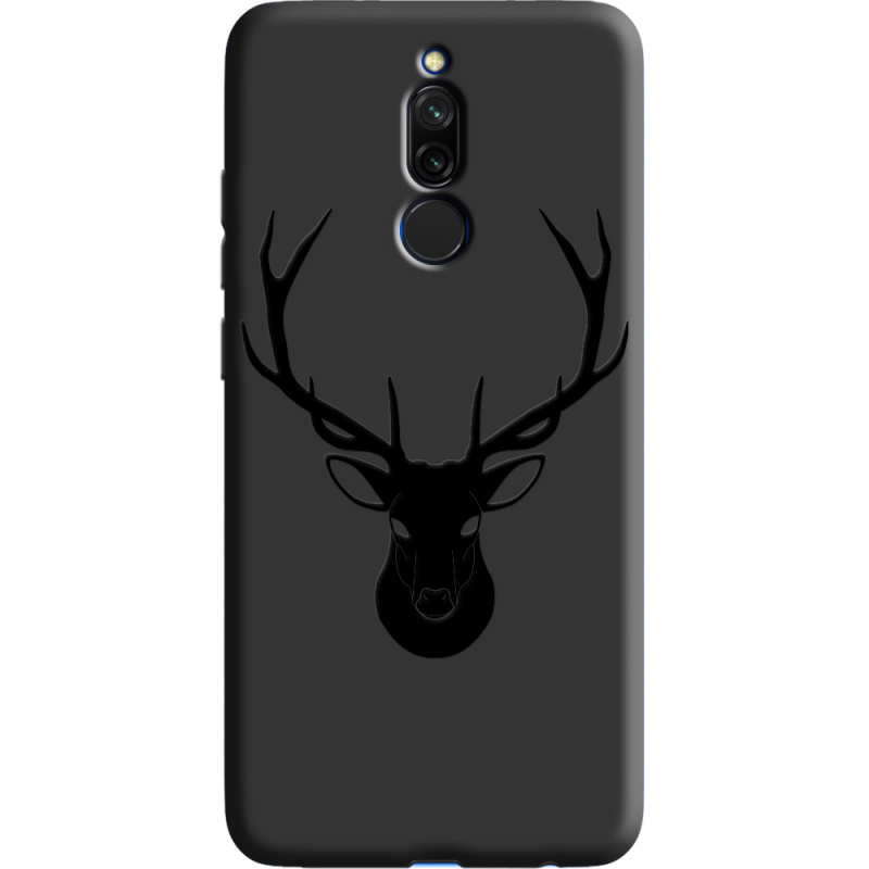 Черный чехол Uprint Xiaomi Redmi 8 Deer