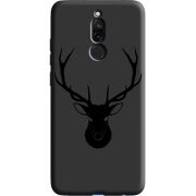 Черный чехол Uprint Xiaomi Redmi 8 Deer