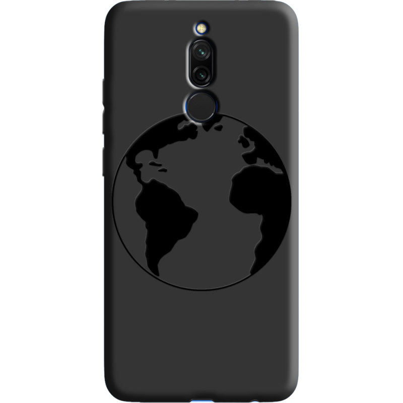 Черный чехол Uprint Xiaomi Redmi 8 Earth