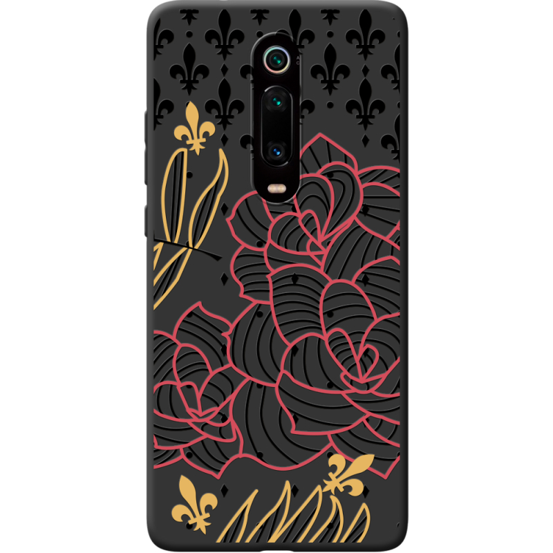 Черный чехол Uprint Xiaomi Mi 9T / Mi 9T Pro FranceFlowers