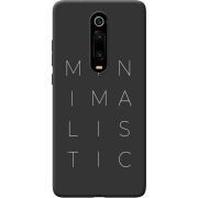 Черный чехол Uprint Xiaomi Mi 9T / Mi 9T Pro Minimalistic
