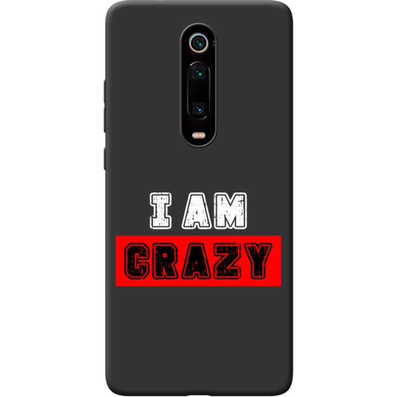 Черный чехол Uprint Xiaomi Mi 9T / Mi 9T Pro I'm Crazy