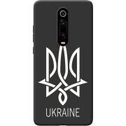 Черный чехол Uprint Xiaomi Mi 9T / Mi 9T Pro Тризуб монограмма ukraine