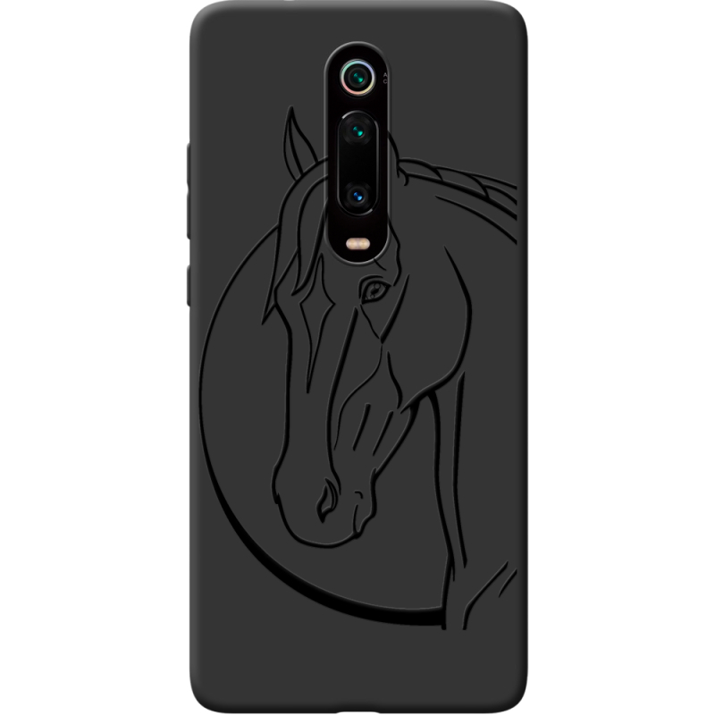 Черный чехол Uprint Xiaomi Mi 9T / Mi 9T Pro Horse