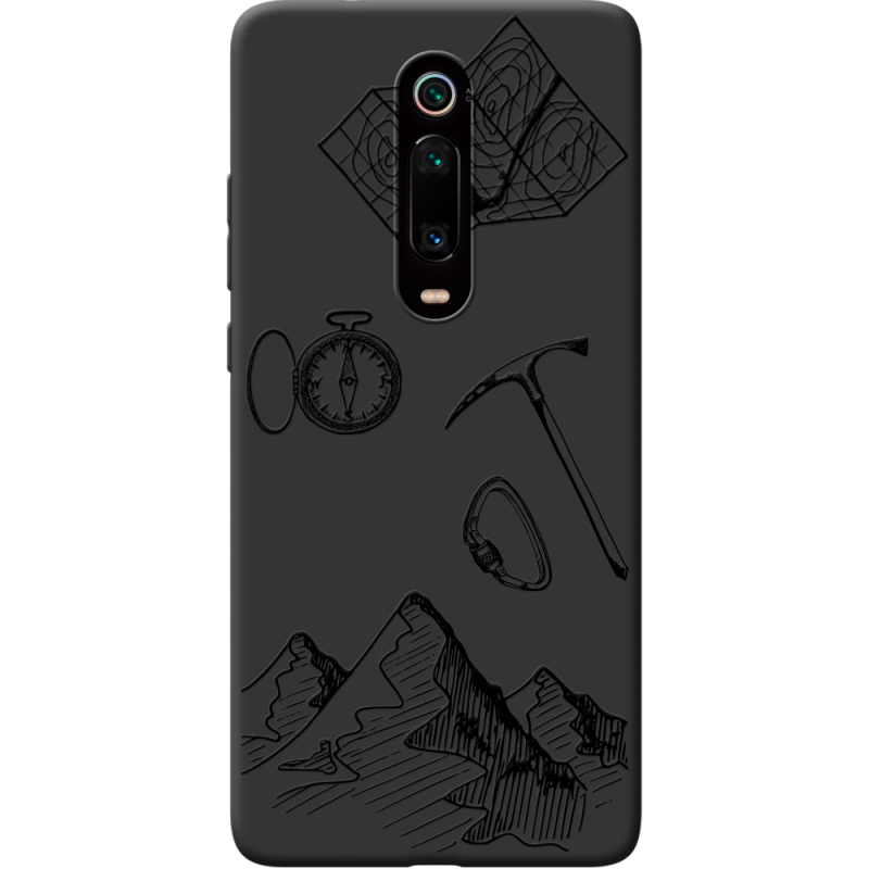 Черный чехол Uprint Xiaomi Mi 9T / Mi 9T Pro Mountains
