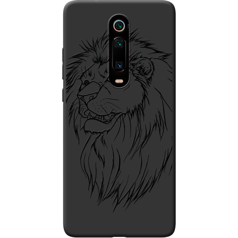 Черный чехол Uprint Xiaomi Mi 9T / Mi 9T Pro Lion