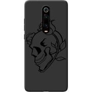 Черный чехол Uprint Xiaomi Mi 9T / Mi 9T Pro Skull and Roses