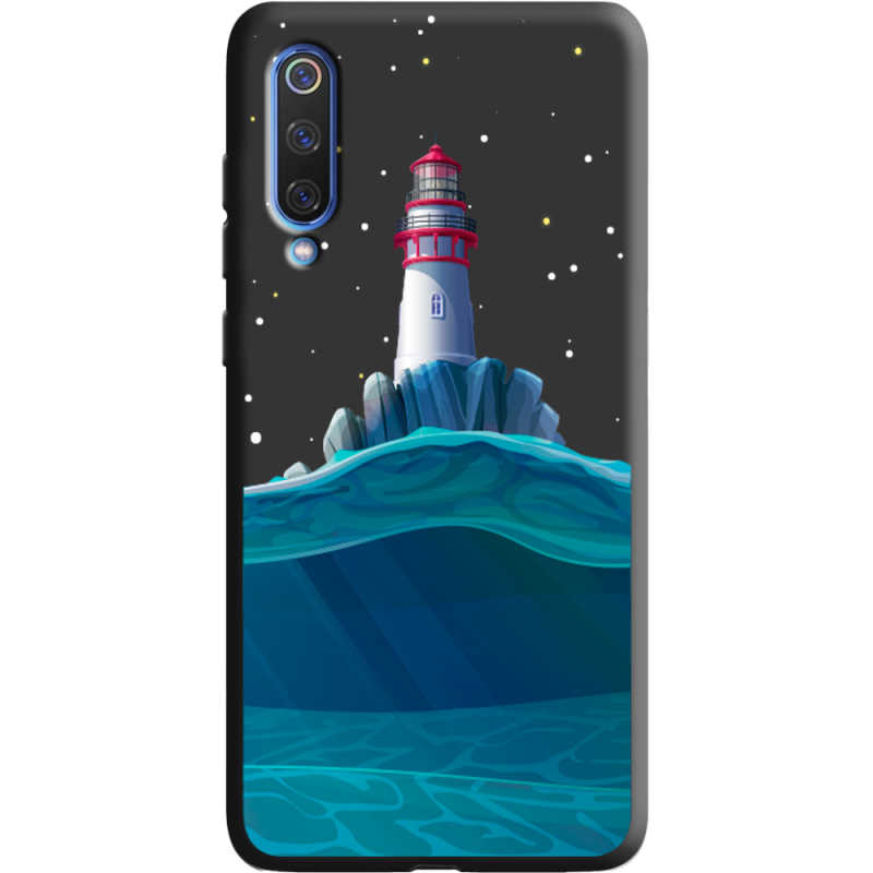 Черный чехол Uprint Xiaomi Mi 9 SE Lighthouse