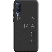 Черный чехол Uprint Xiaomi Mi 9 SE Minimalistic