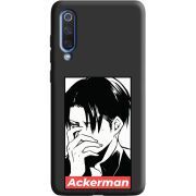 Черный чехол Uprint Xiaomi Mi 9 SE Attack On Titan - Ackerman
