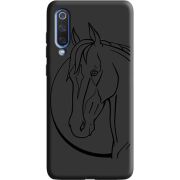 Черный чехол Uprint Xiaomi Mi 9 SE Horse