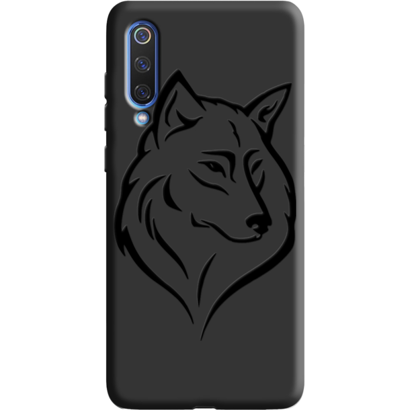 Черный чехол Uprint Xiaomi Mi 9 SE Wolf