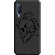 Черный чехол Uprint Xiaomi Mi 9 SE Skull and Roses