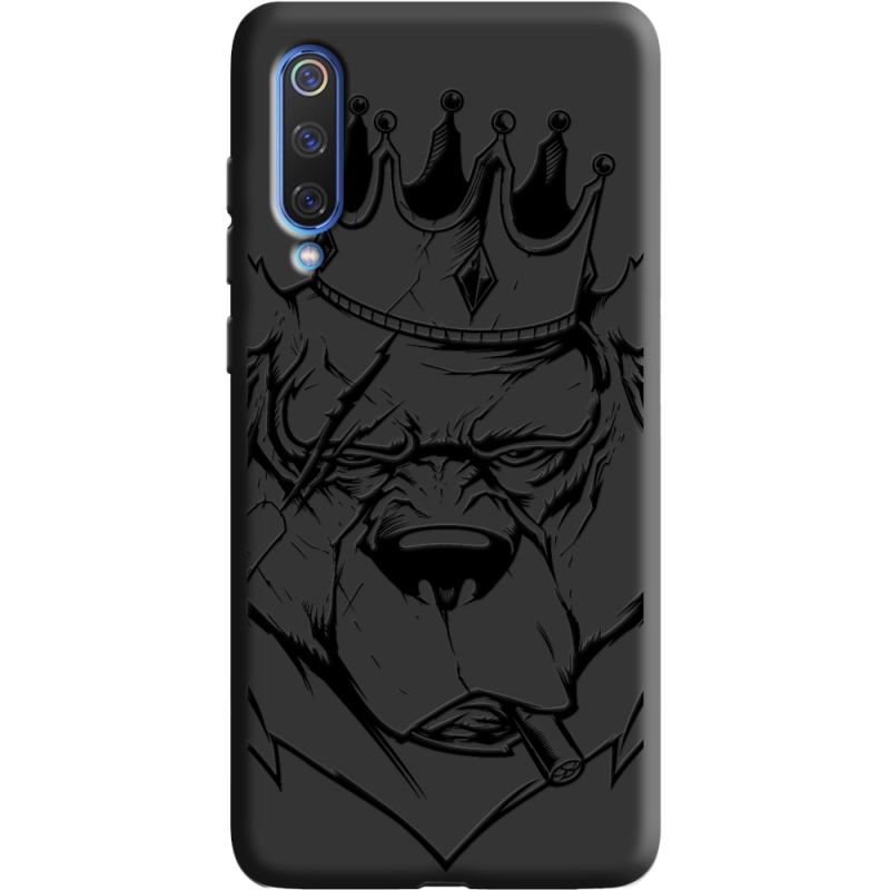 Черный чехол Uprint Xiaomi Mi 9 SE Bear King