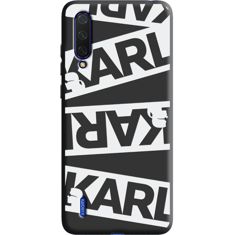 Черный чехол Uprint Xiaomi Mi 9 Lite White Karl
