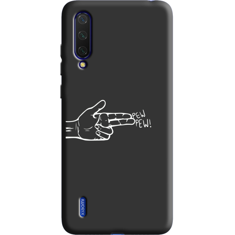 Черный чехол Uprint Xiaomi Mi 9 Lite Pew Pew