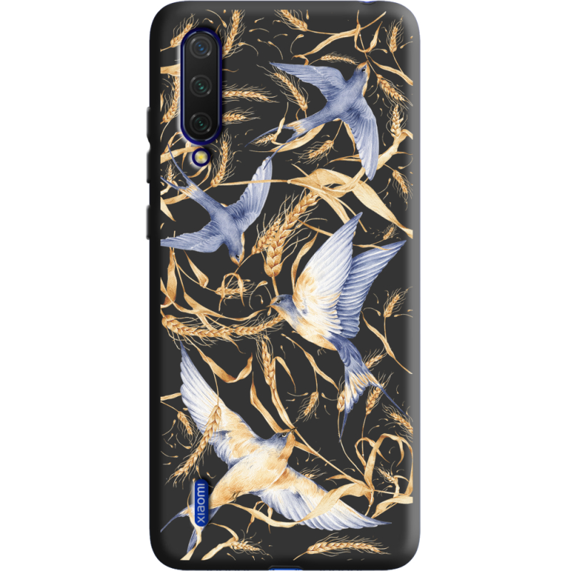 Черный чехол Uprint Xiaomi Mi 9 Lite Ластівки