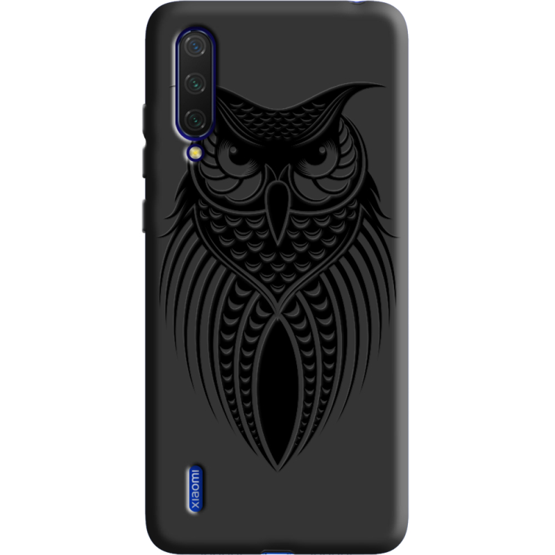 Черный чехол Uprint Xiaomi Mi 9 Lite Owl