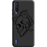 Черный чехол Uprint Xiaomi Mi 9 Lite Skull and Roses