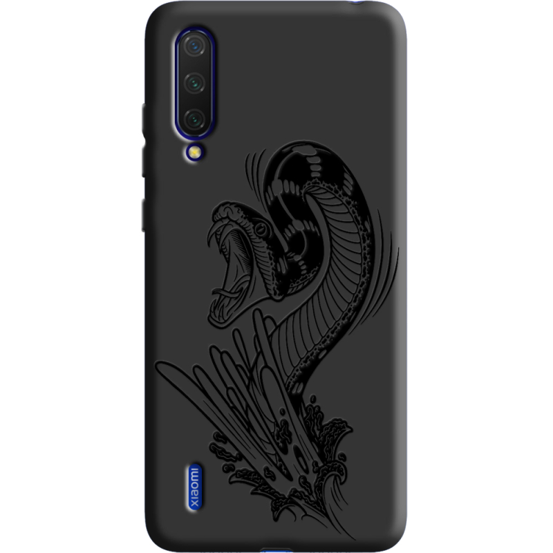 Черный чехол Uprint Xiaomi Mi 9 Lite Snake