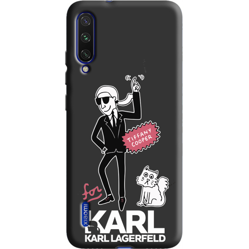 Черный чехол Uprint Xiaomi Mi A3 For Karl