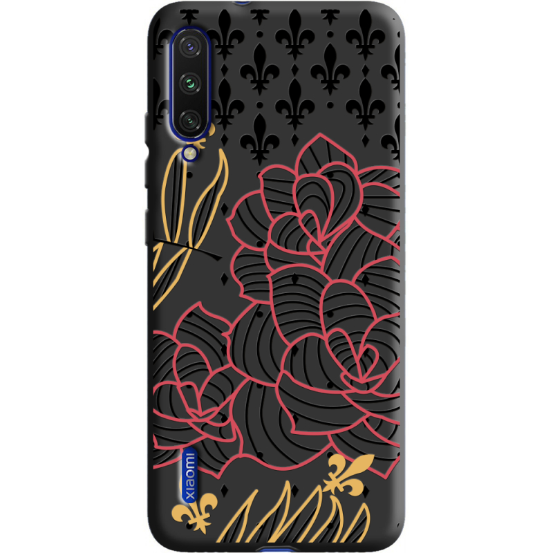 Черный чехол Uprint Xiaomi Mi A3 FranceFlowers