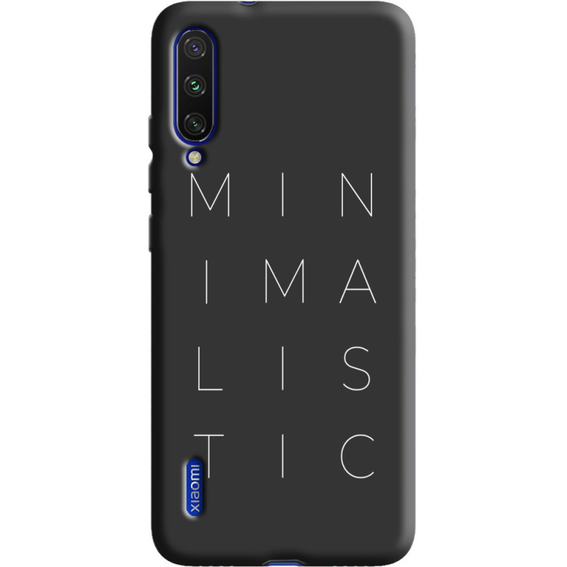 Черный чехол Uprint Xiaomi Mi A3 Minimalistic