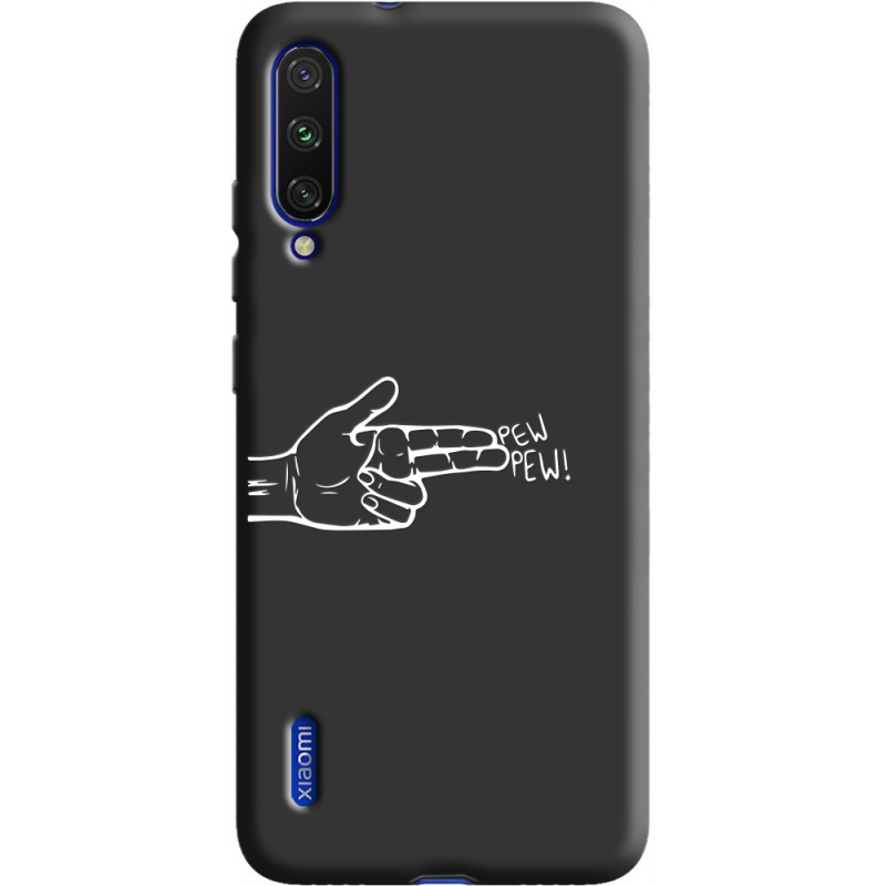 Черный чехол Uprint Xiaomi Mi A3 Pew Pew